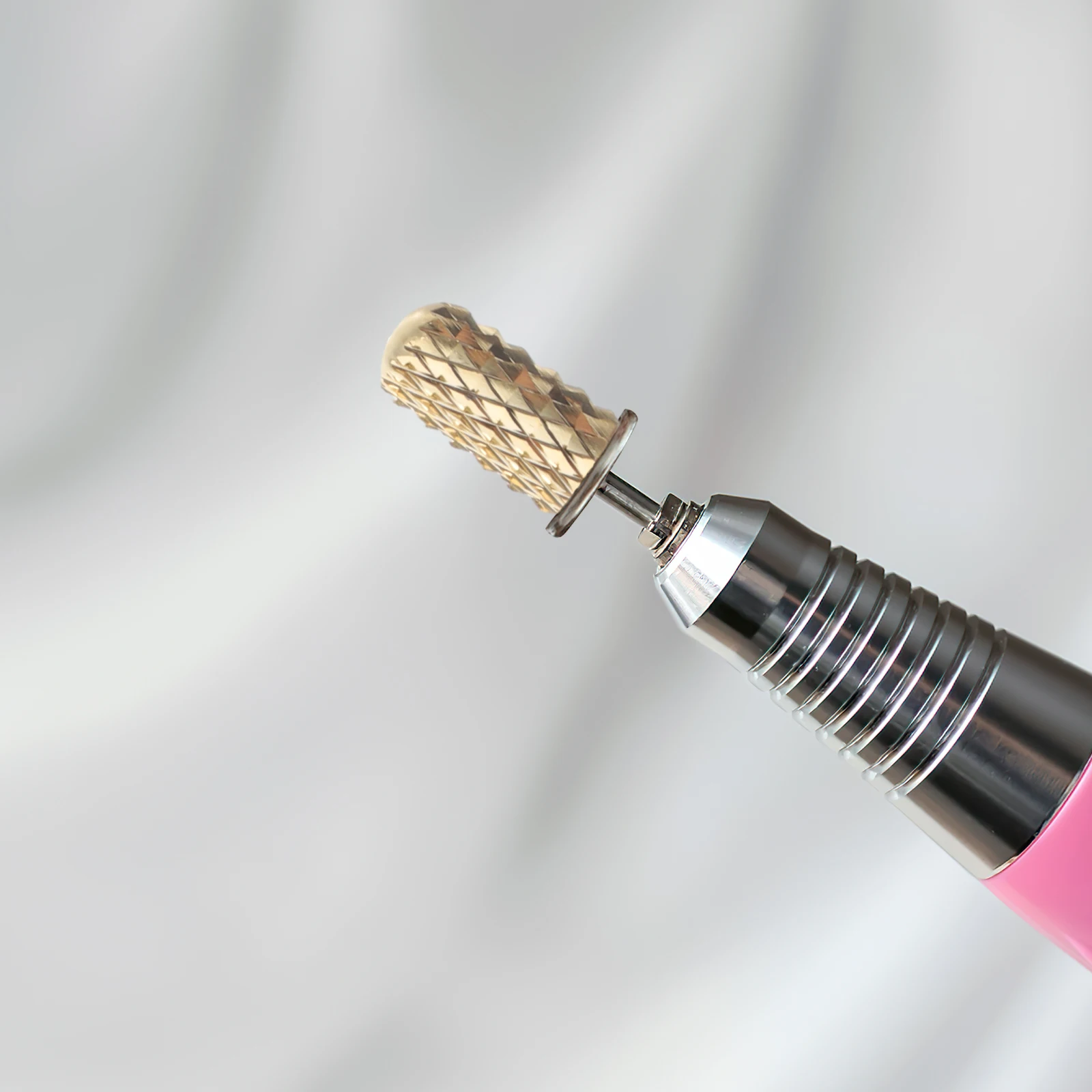 

3pcs Tungsten Steel Nail Bits Cuticle Drill Tools for Acrylic Nails Manicure Supplies Golden Round Practical Lightweight