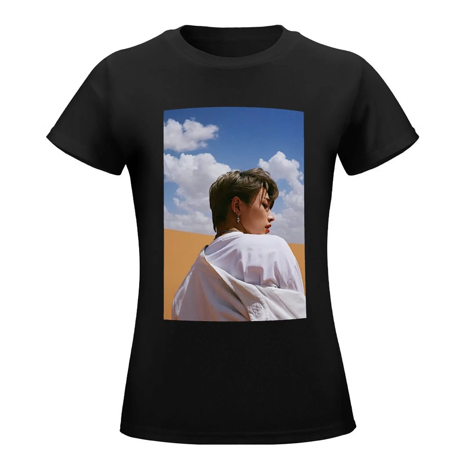 ATEEZ Hongjoong T-Shirt summer top kawaii clothes shirts graphic tees t-shirts for Women graphic tees