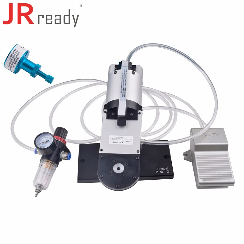 JRready ST4020 Pneumatic Crimper Wire Crimping Machine Air Powered Four-Indent Pliers Equivalent To Hand Crimper M22520/1-01