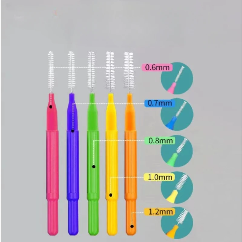 10 Stuks Interdentale Borstels Gezondheidszorg Tanden Whitening Interdentheelkundige Reinigers Orthodontische Tandborstel Mondhygiëne Zacht Hulpmiddel