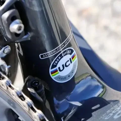 Round UCI Frame Approval Label Certification Bike Stickers Bicycle Decal