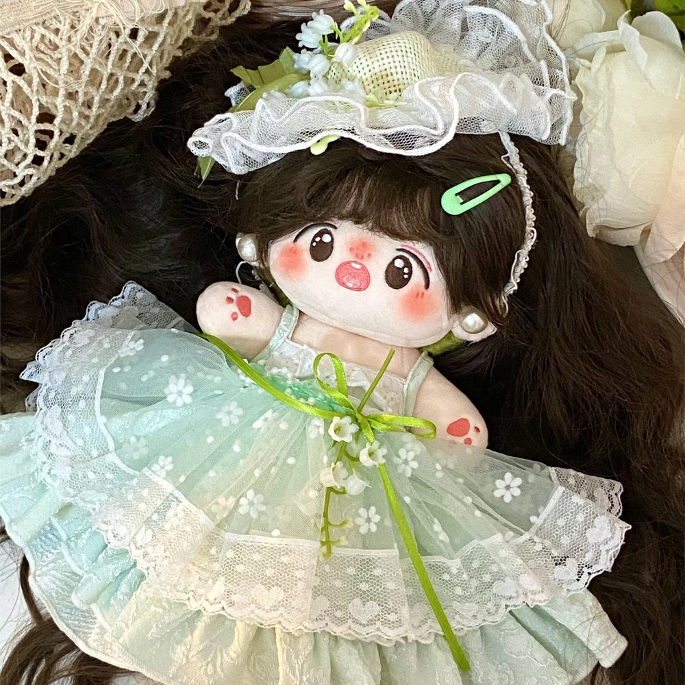 Lilyan series dresses, 20cm cotton doll clothes, complete set of doll clothes and dresses view 5