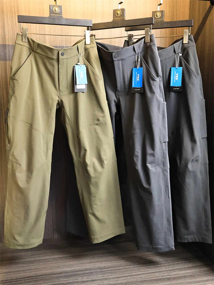 

Outdoor Men's Soft ell Pants Straight Leg Casual Trousers Faionable Autumn Season Breathable Water-Resistant Clothing