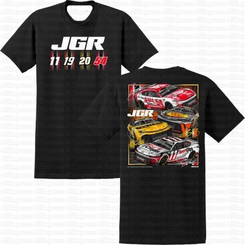 

NASCAR _Ty_Gibbs T-shirt Motorcycle Racing Short Sleeve Men's and Women's Outdoor Sports Leisure Speed Drying