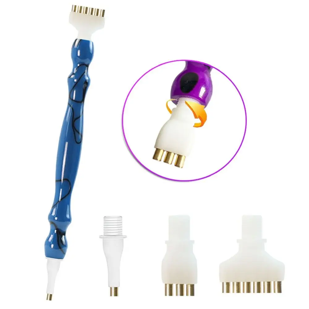 Replacement Pen Heads 5D Diamond Painting Pen Embroidery with Multifunctional Tips Diamond Painting Tool DIY Craft