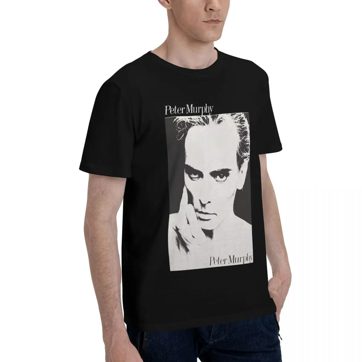 Peter Murphy Deep Album Gothic Rock Bauhaus Photo 100% Cotton Casual Breathable Confortable Totoro Football Shirts 2025 Funny