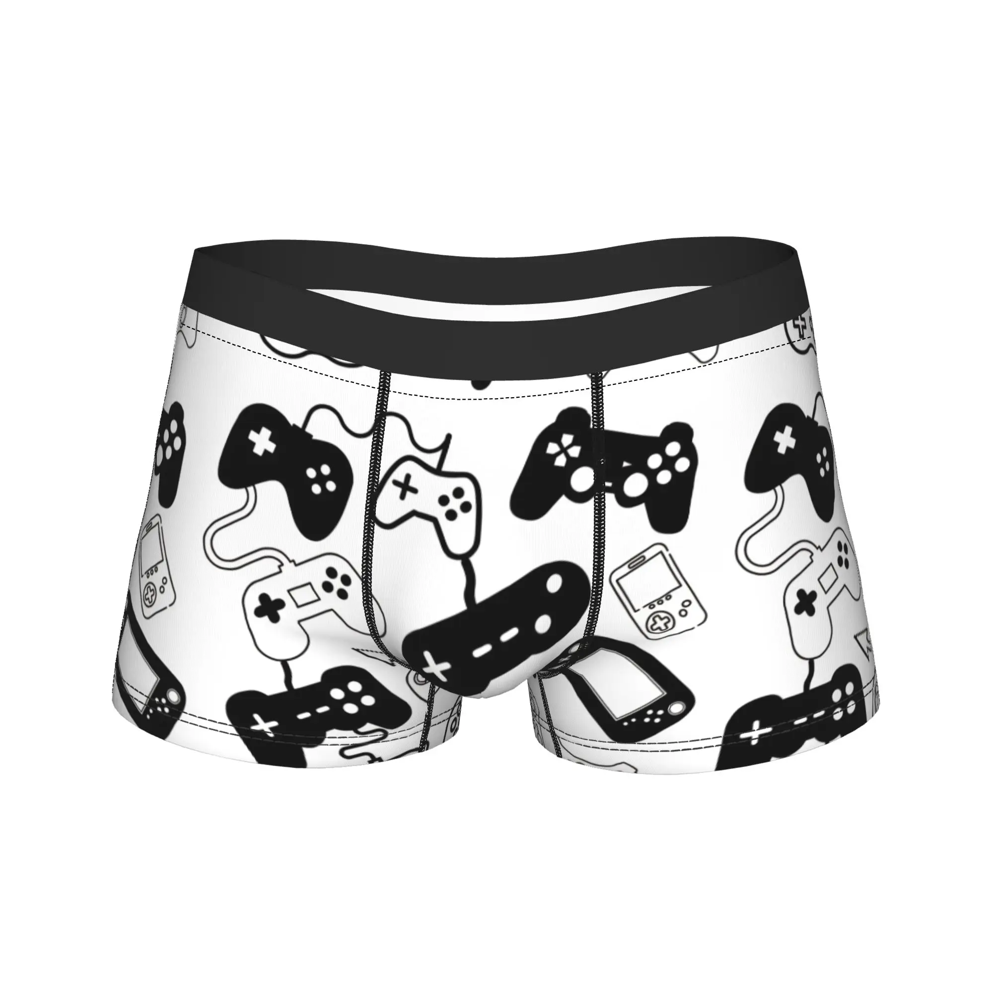 Video Game Controllers for Gamers Underwear  Print Trunk Quality Man Panties Funny Shorts Briefs Gift