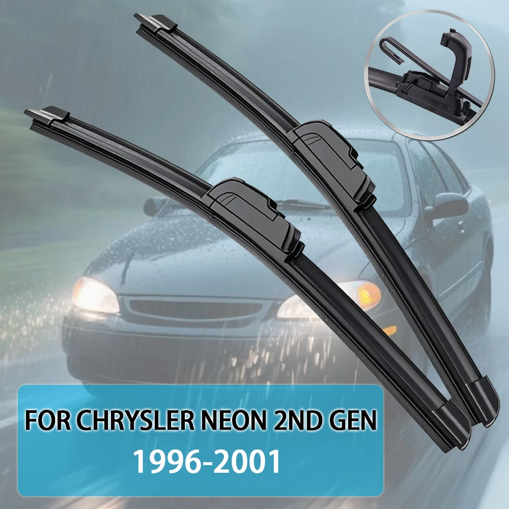 

Для Chrysler Neon 2-го поколения 1996-2001 21 "+ 17" автомобильные щетки стеклоочистителя, передние дворники, подходят для U-образного крючка, щетки стеклоочистителя, авто