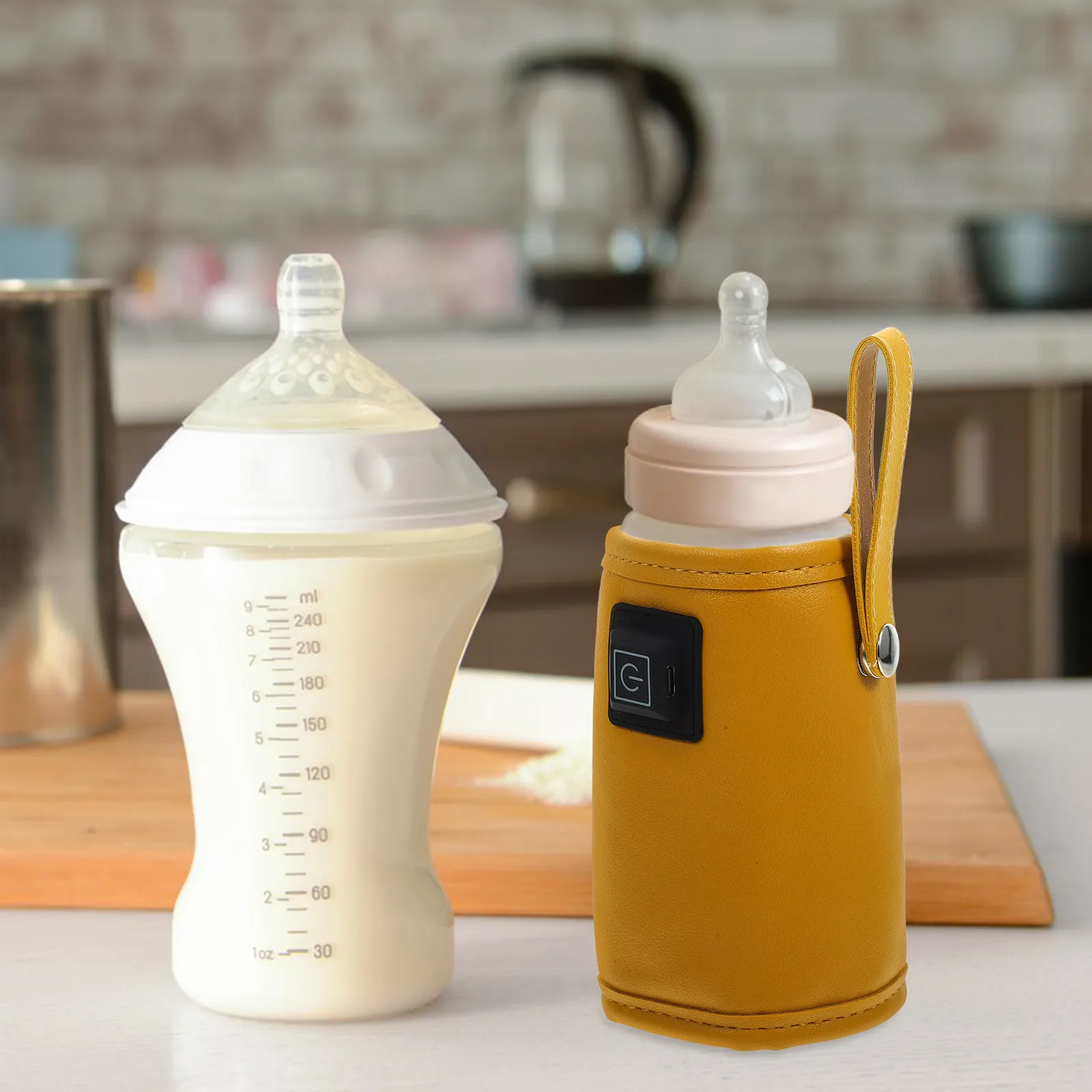 

Портативный подогреватель для бутылочек с питанием от USB для детского молока, поддержание постоянной температуры, для автомобиля, путешествий, кормления грудным молоком