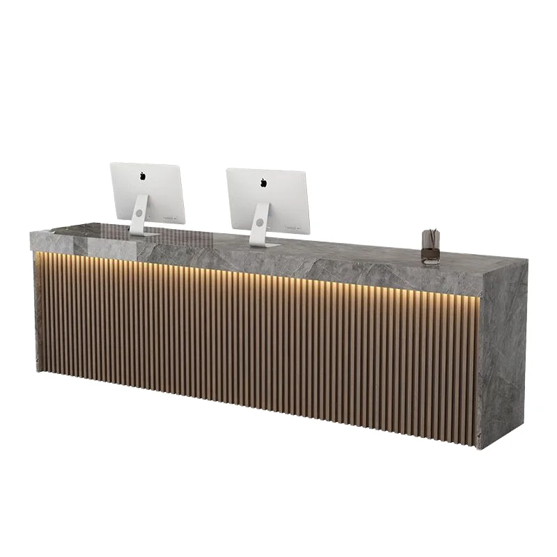 

Modern Office Furniture Company Reception Desk Wooden Cash Register for Beauty Salon for Bar and Escritorio Oficina