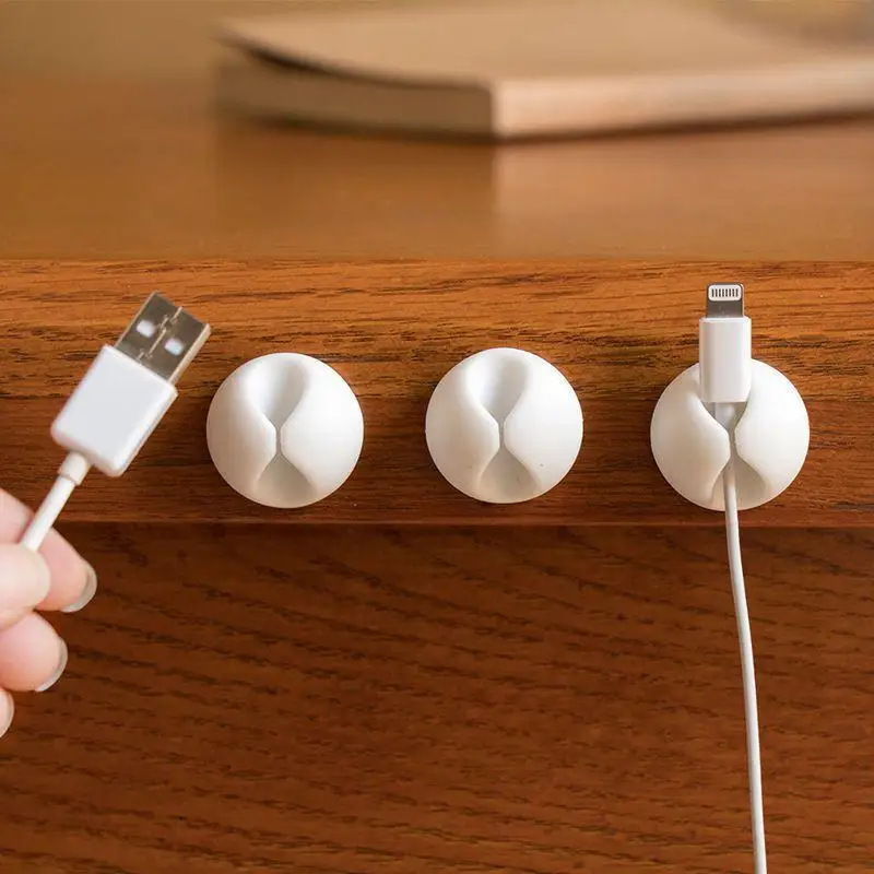 Desktop cable organizer, mobile charging cable clip, data cable organizer, magic tool, fixed cable buckle