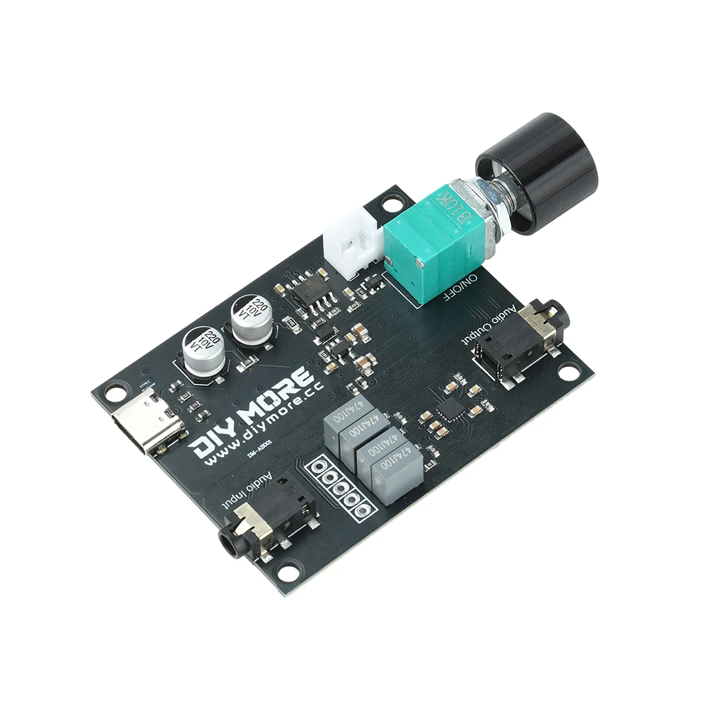 Kopfhörerverstärkerplatine MAX97220 mit 3,5-mm-Kopfhörerschutz ALPS-Potentiometer – Detail 14