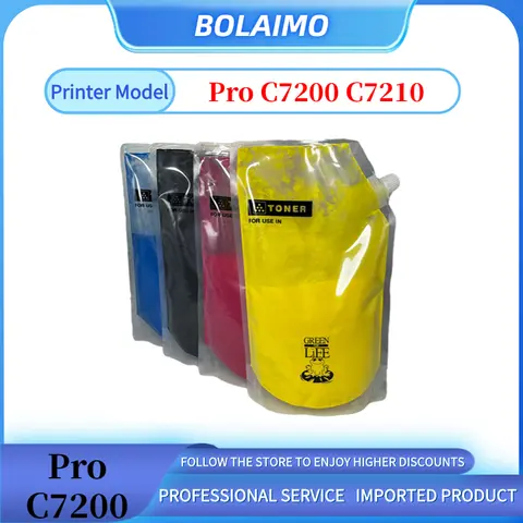 1KG/Bag Pro C7200 Toner Powder For Ricoh ProC7200 C7210 High Print Volume Toner Refill Japan Compatible Copier Toner