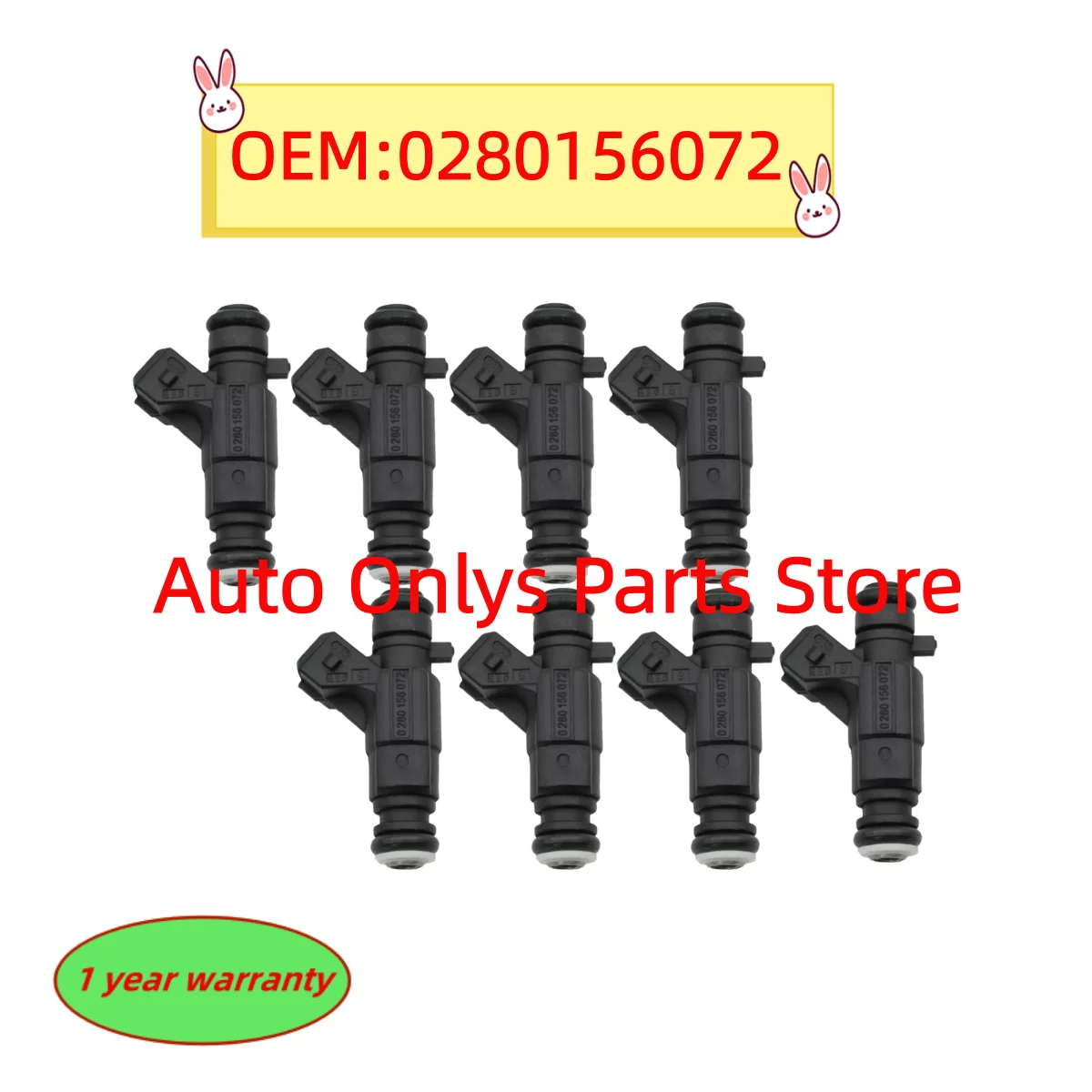 

8pcs High quality A1120780349 Fuel Injectors 0280156072 For Mercedes-Benz E55/CL55/S55 AMG 03-06 CLS55 2006 SL55 03-08 G55 05-10
