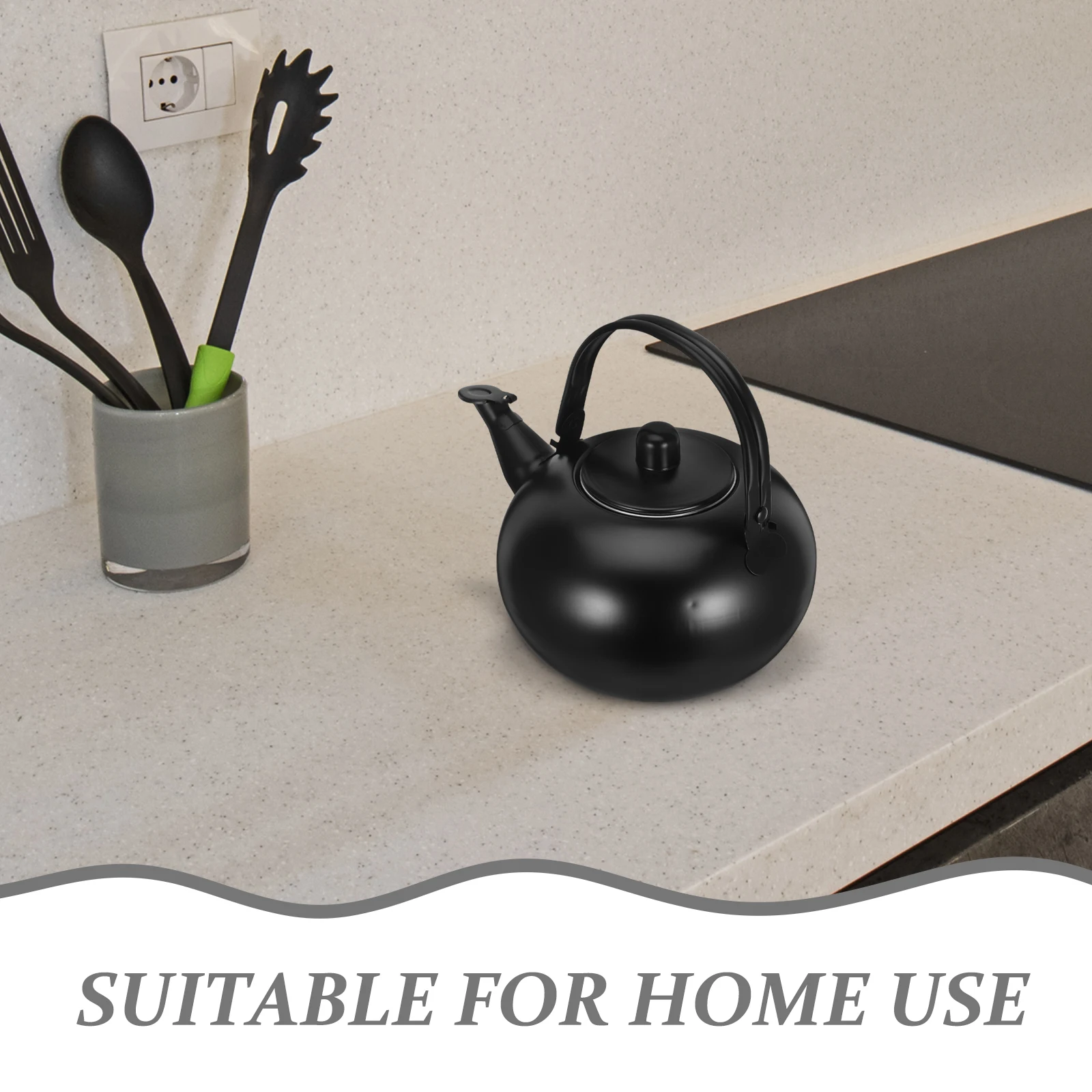 

Stainless Steel Teapot Metal Coffee Home Stove Top Kettle Portable Water Travel Brew Filter Strainer Handle Classic