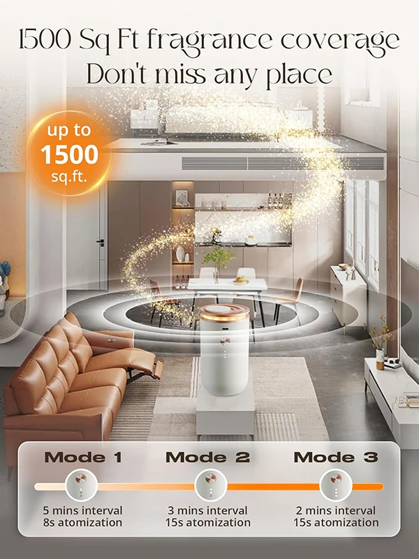 Mini difusor de aroma portátil de lujo comercial, máquina de aroma sin agua para coche de aceite esencial