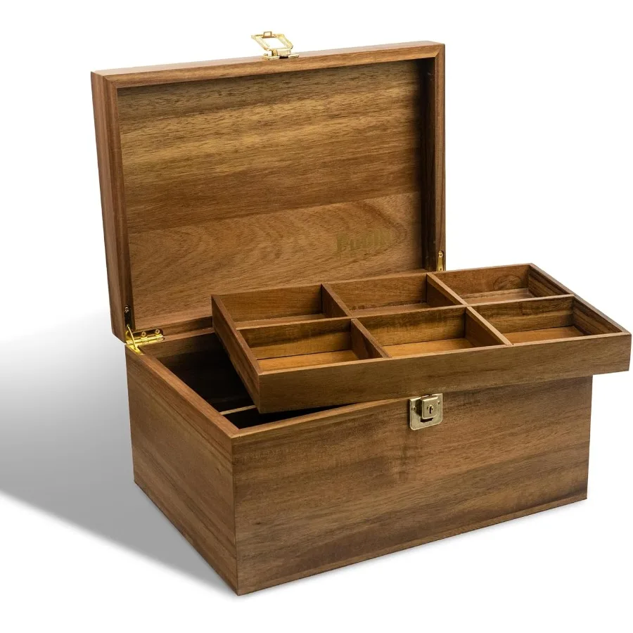 

Public House Locking Wooden Keepsake Box Customizable Design With Adjustable Tray and Divider. Wood Box Wooden Storage Box Larg