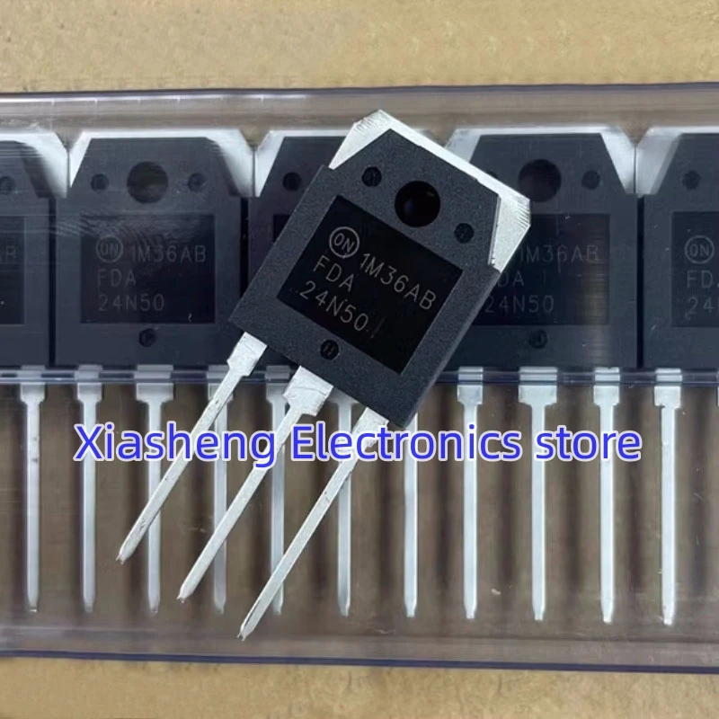 

New Original 10Pcs FQA24N50 24N50 TO-3P FDA24N50 Powerful MOSFET Field-effect Transistor Good Quality