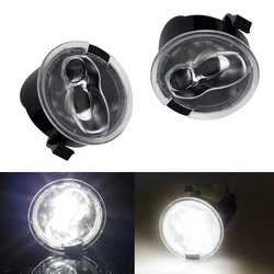 2Pcs LED Side Mirror Puddle Light Lamp Assambly for Ford F150 Ranger Edge Fusion Explorer Expedition Flex Taurus X, 6000K White