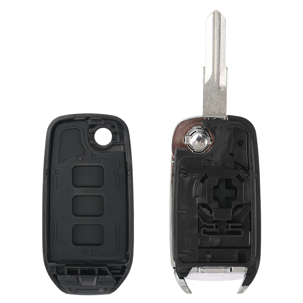Okey Flip Remote Car Key Shell Replacement Case For Renault Kadjar Megane Logan Duster Sandero Oroch Clio5 Twingo