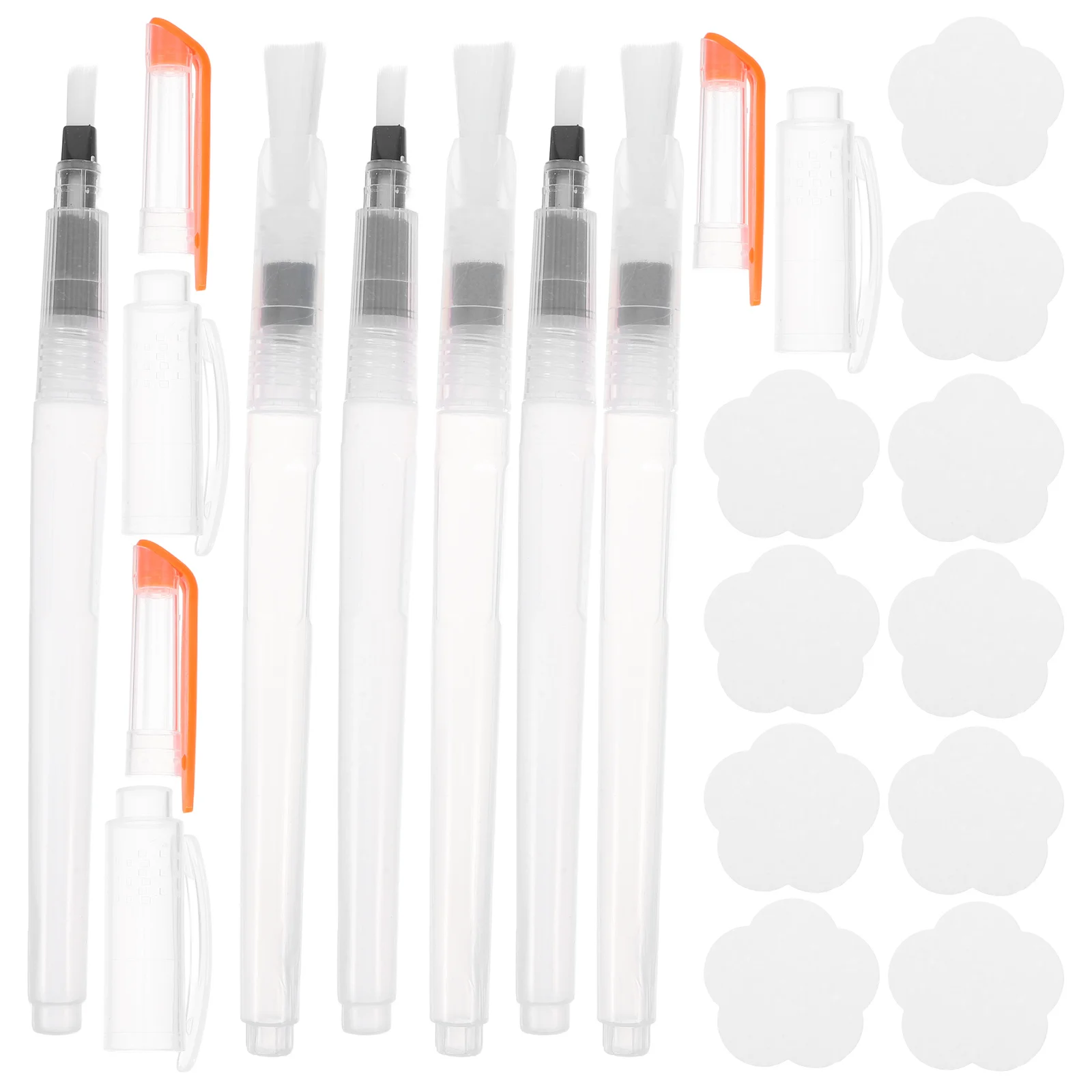 

1 set 1 Set Foam Texture Paper Flower Shape 3D Painting Sheets Kids Diy Art Craft Kit Water Brush Included Drawing Supplies For