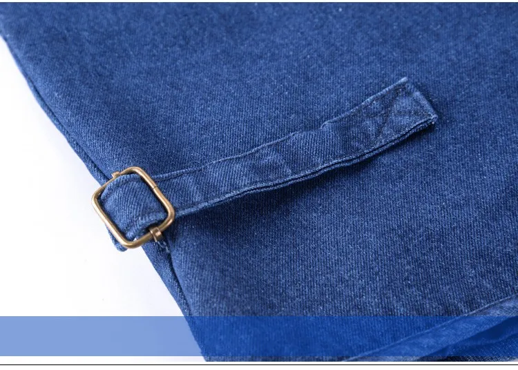 Multi Pocket Cotton Denim Vest Men Casual With16 Pockets Sleeveless Jackets Male Outdoor Photograph Waistcoat Plus Size 5XL 21