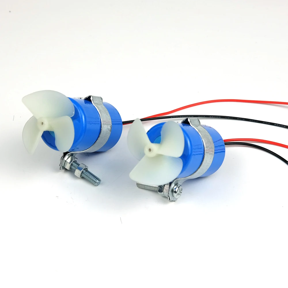 RC Jet Boat Underwater Motor Thruster 7.4V 16800RPM CW CCW 3-blades Propeller Fr DIY Micro ROV Robot RC Bait Boat Submarine Part