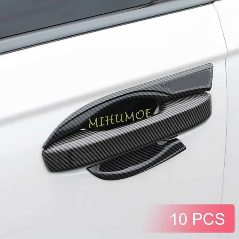 Carbon Fiber Door Handle Cover + Surrounds For Honda Accord 11th 2023 2024 Accessories