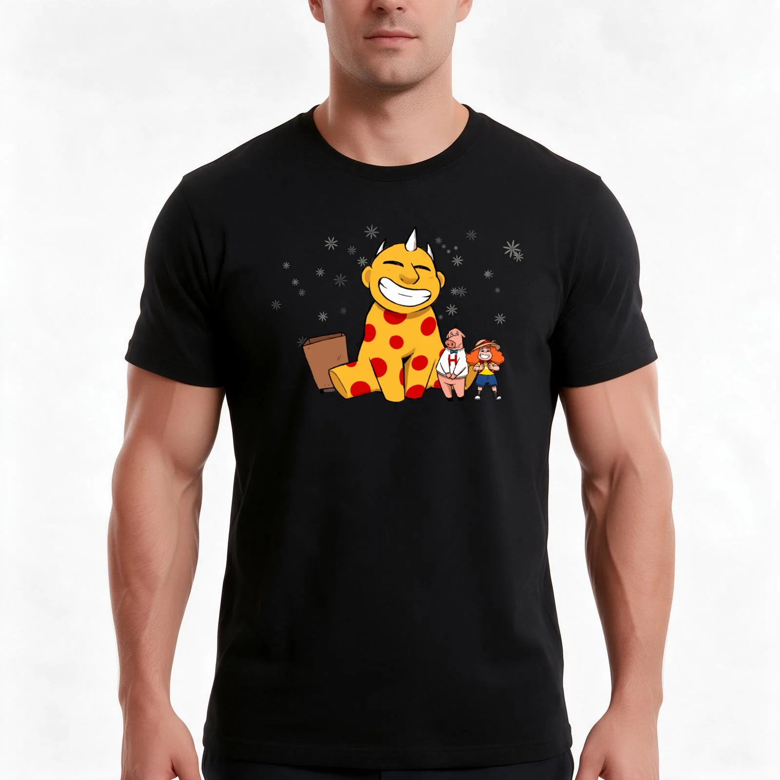 Maggie and the ferocious Beast! T-Shirt, Summer Casual Cotton Tee, Oversized Streetwear Tops, Vintage Graphic Print, 100% Cotton