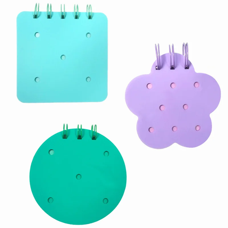 Round Stationery Coil Notebook Memo Book For Note-Taking Writing Drawing