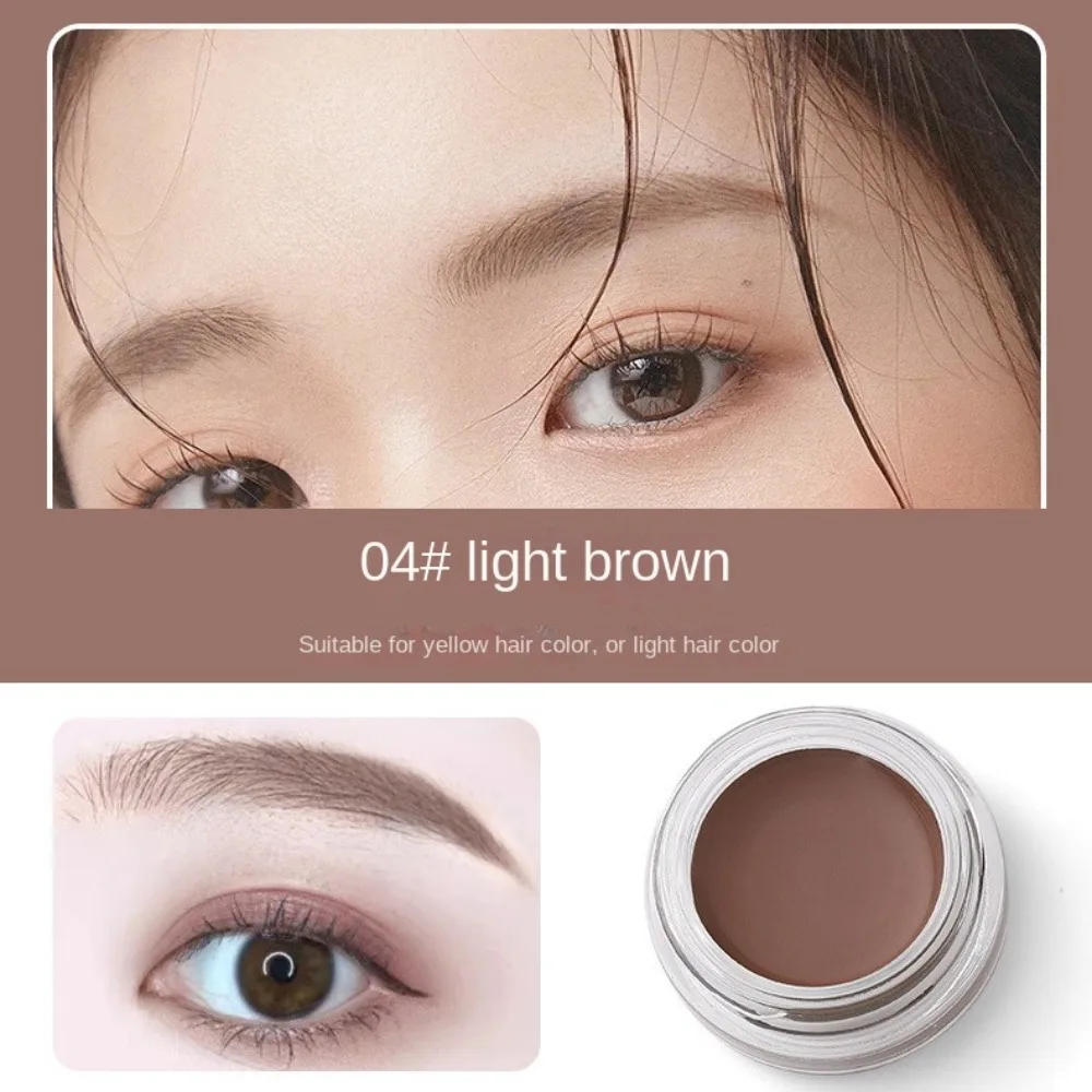 Nieuwe 4-kleuren wenkbrauwcrème Langdurig sneldrogend cosmetisch gereedschap Gemakkelijk aan te brengen Multifunctioneel gebruik Eye Brow Makeup Tool