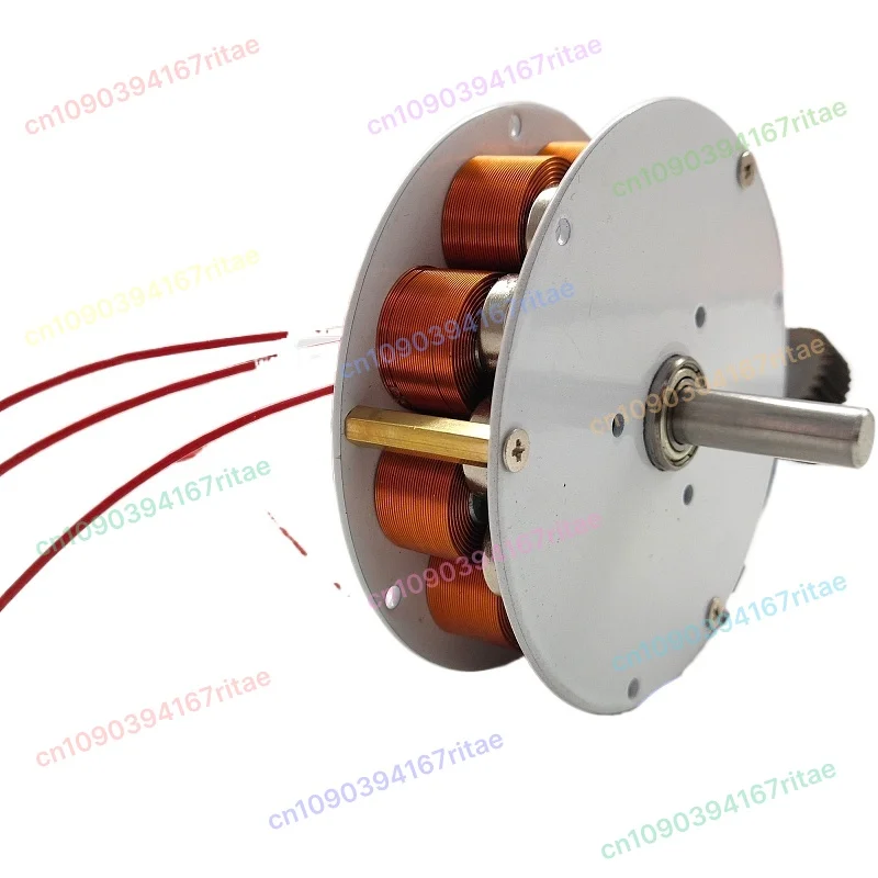 

12-электрический дисковый генератор с железным сердечником, сильный магнитный низкоскоростной генератор высокой мощности, многополюсный трехфазный генератор переменного тока