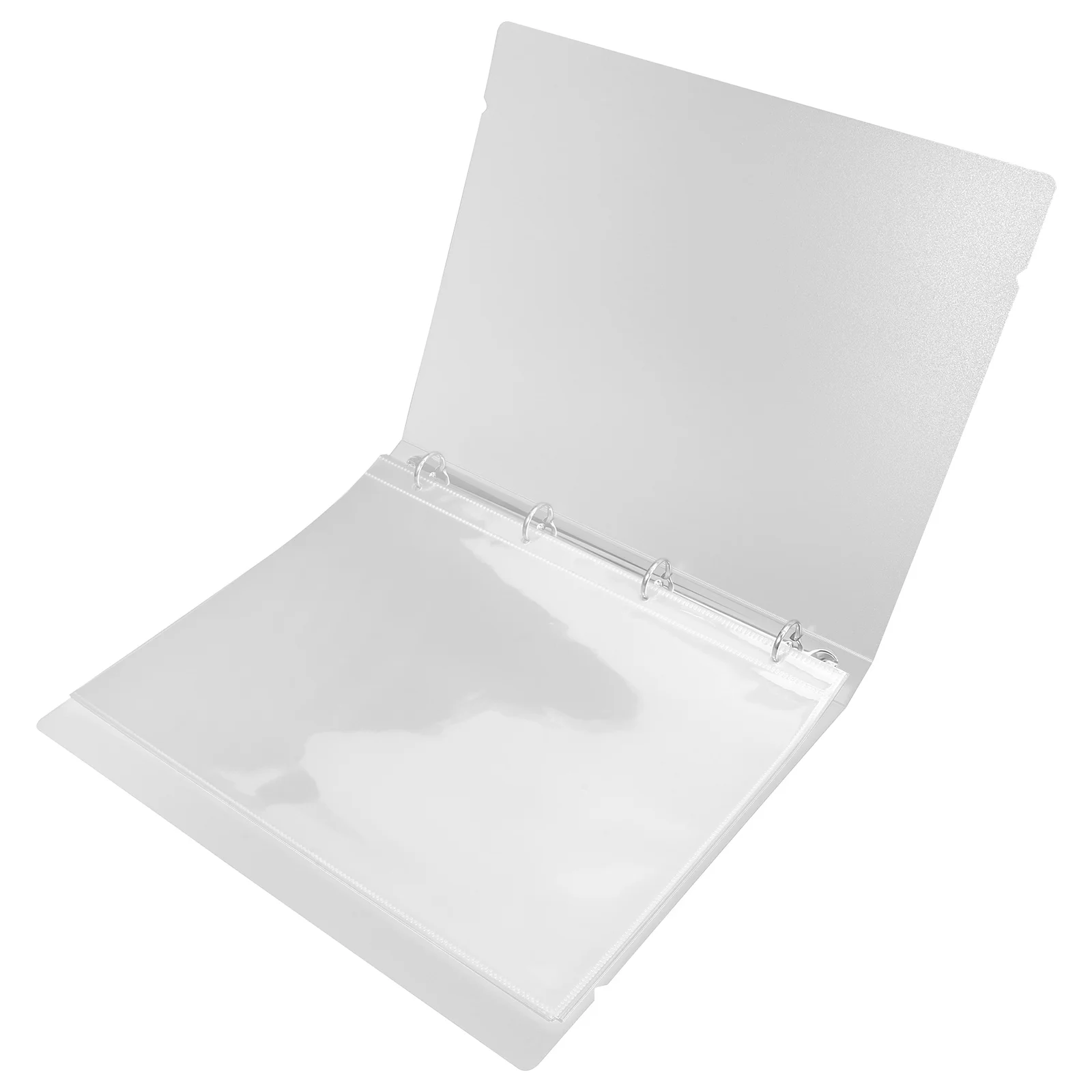

A4 Sheet Binder 4 Ring Pp Transparent Cover Holders For Documents Files Book Notation Choir Plastic Sleeve Page File Organizer