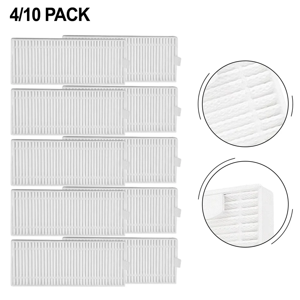 4/10pcs For Redroad For R11 For IClebo GA-Z Robot Vacuum Cleaner Replacement Filter For Floor Efficient Dirt And Debris Removal