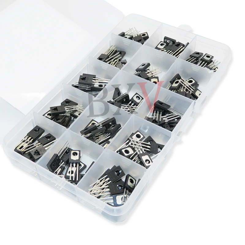 TO-126 Transistor Assortment Kit  150PCS/Set B772 D882 BD139 BD140 C106 D669 B649 D237 D238 13003 BD136 BD235 BD438 BT134 2P4M