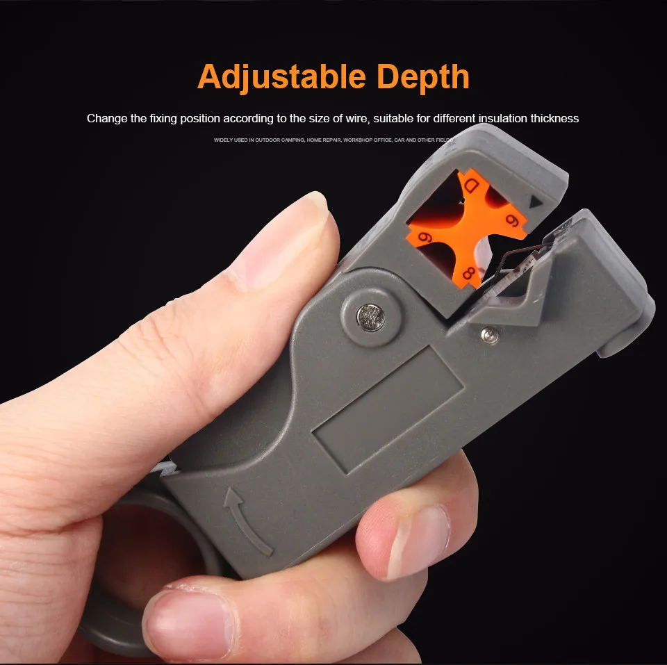Automatic Wire Stripper Cable Tool Hexagonal Wrench Professional Stripping Crimping Tool for Cable Wire Stripping Tool