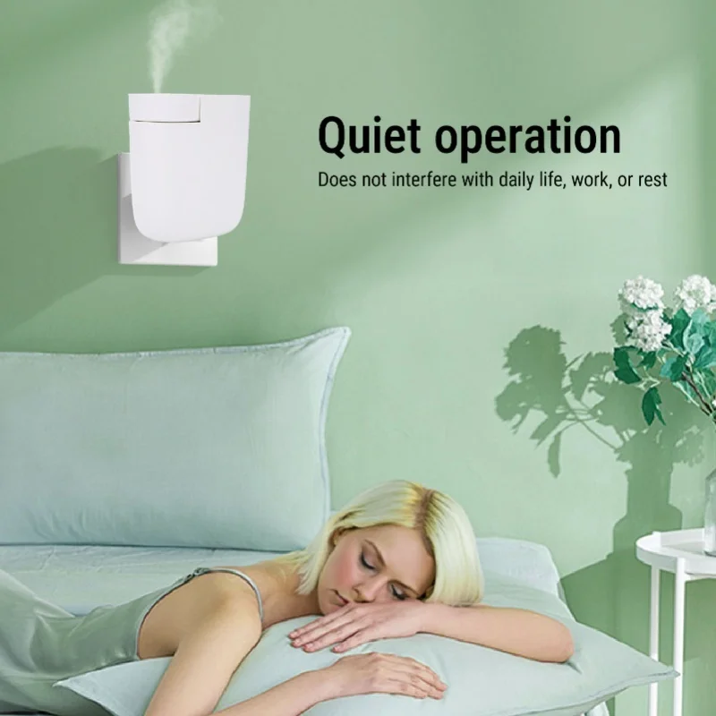 Waterless Essential Oil Diffuser 60ml Automatic Smart Machine Aromatherapy Diffuser With APP For Home Hotel Office EU Plug