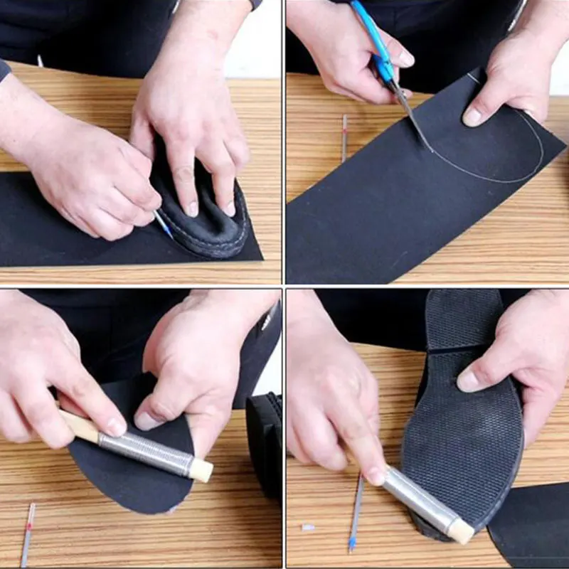 Full Shoe Sole Anti-slip Sticker Wear-resistant Rubber Repair Outsoles Self-adhesive Shoe Pad Shoe Care Bottom Patch Replaceable image 5