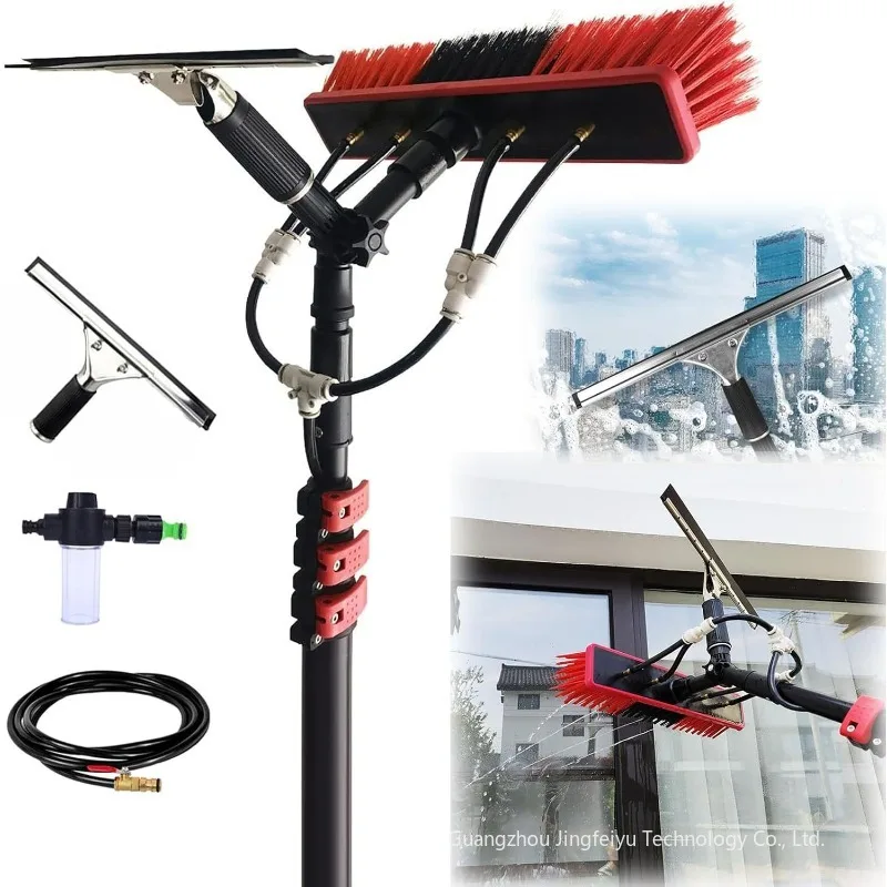 Factory direct selling water fed pole traditional high rise window cleaning equipment Photovoltaic Panel Telescopic Poles