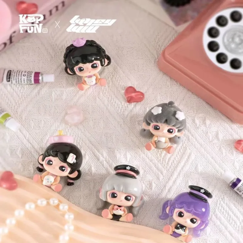 لانسى لولو تخصيص الألوان صندوق أعمى صغير دمية مجموعة الحلي اليدوية العصرية Kawaii مفاجأة هدية لطيف سلسلة تحصيل اللعب