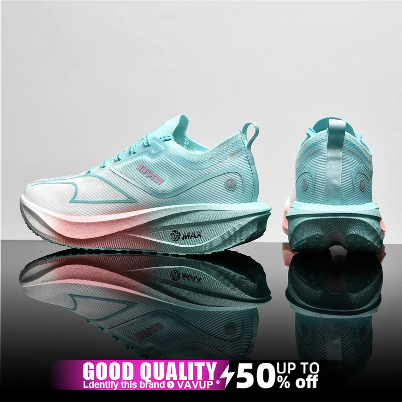 

Мужские кроссовки для марафона, карбоновые специальные спортивные дышащие легкие женские спортивные нескользящие эластичные кроссовки ﻿