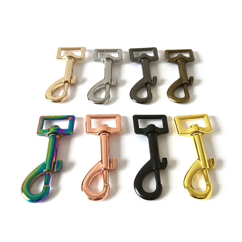 20 pcs 20mm metal carabiner belt buckle DIY bag dog leash straps clip Hook webbing sewing accessory spring clasp hardware