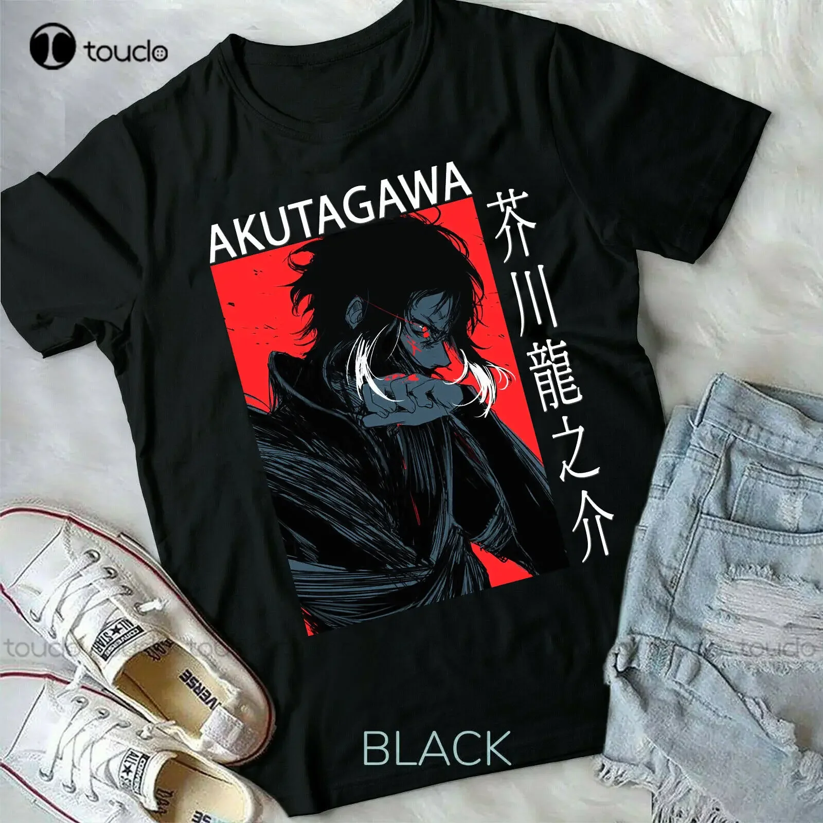 Chuuya Nakahara T-Shirt Bungou Stray Dogs Anime Japanese New T-Shirt Custom Aldult Teen Unisex Digital Printing Tee Shirts