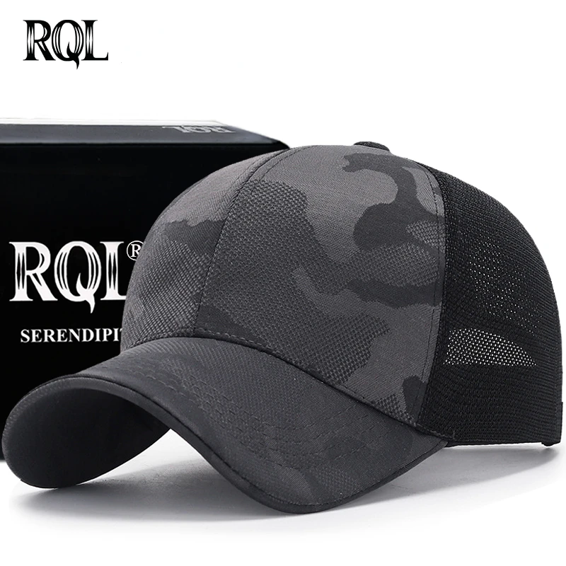 Men\'s Hat Baseball Cap 2022 Summer Sun Hat Camouflage Breathable Sports Hat Fashion Designer Brand Hip Hop Trucker Hat Male Hip