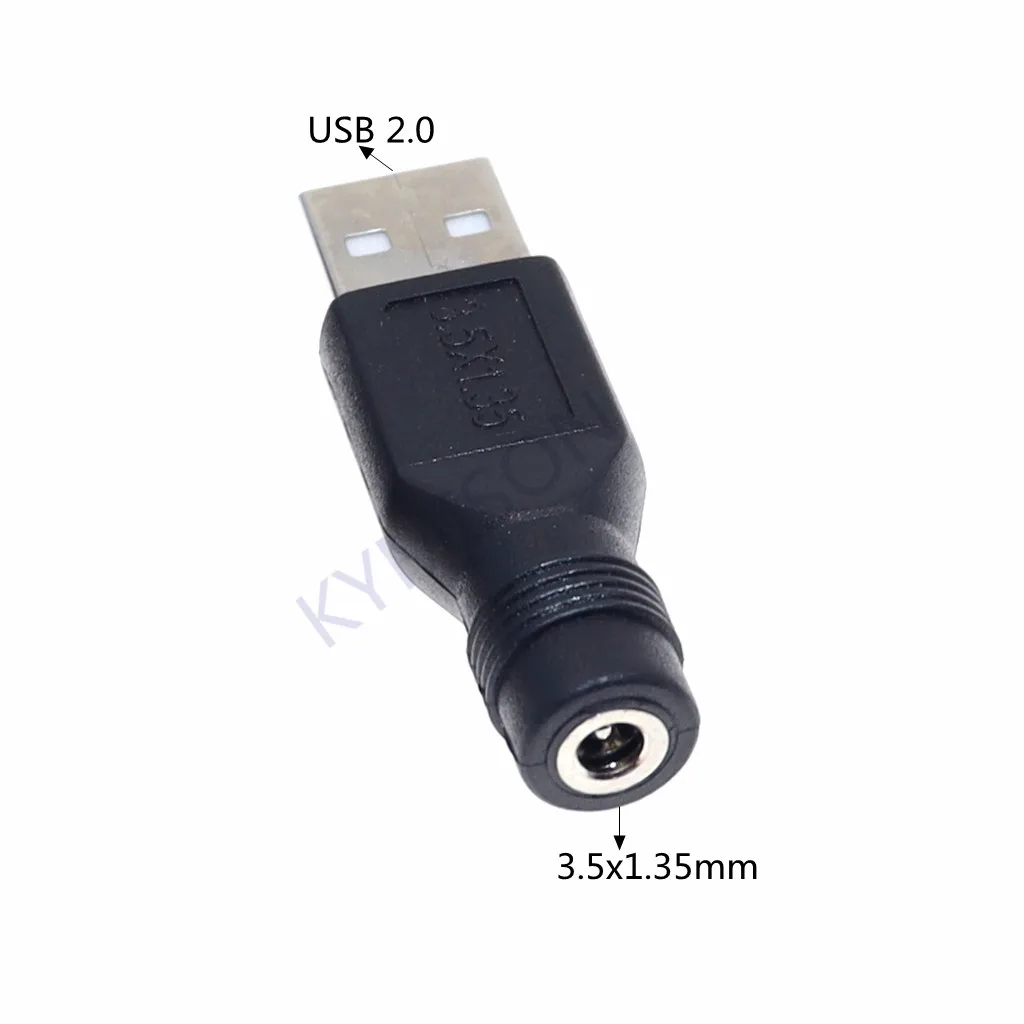 Переходник с Micro USB / USB 2,0 «папа» на DC 3,5*1,35/4,0*1,7 мм «мама», 1 шт.