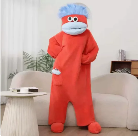 26 Nieuwe Langharige Tasmaanse Duivel Sad Frog Jumpsuit Pyjama Mannen Vrouwen Leuke Cartoon Abstract Loungewear Homewear Nachtkleding Gift