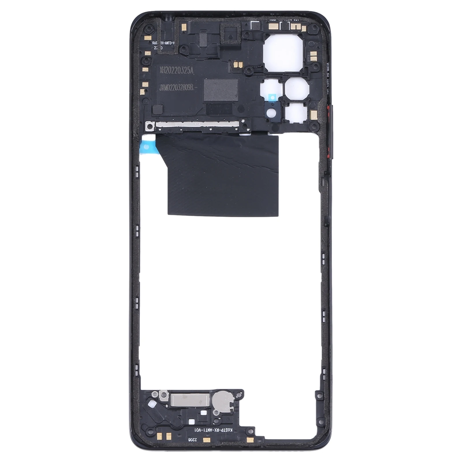 Middle Frame Bezel Plate for Xiaomi Redmi Note 11 Pro 4G 2201116TG 2201116TI Phone Frame Repair Replacement Part