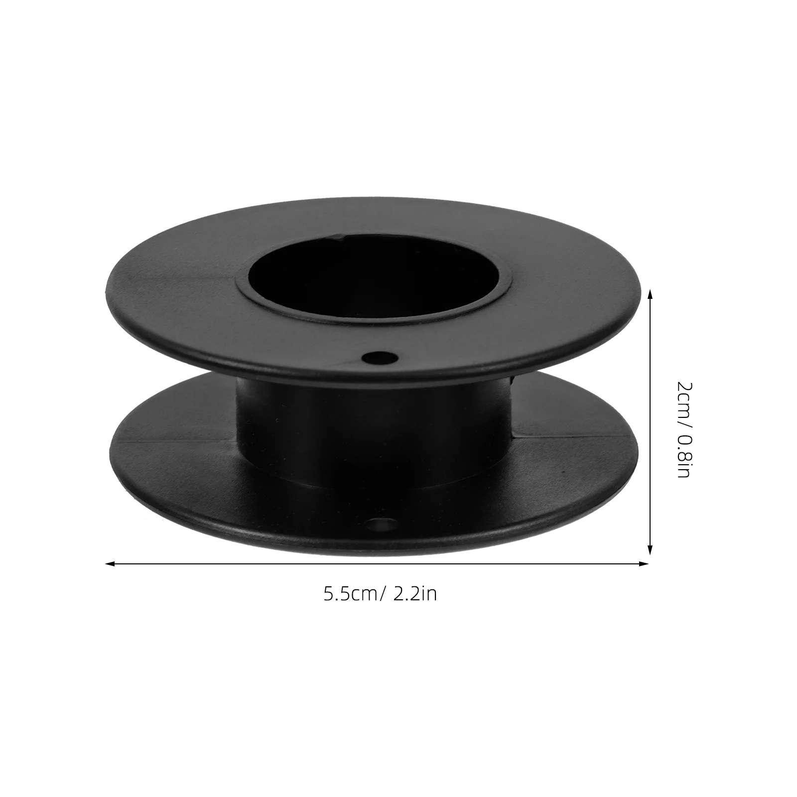 12 قطعة بكرات خيط مدمجة مادة بلاستيكية متينة لون أنيق للخياطة والتطريز بكرات حامل ملحقات الخيط