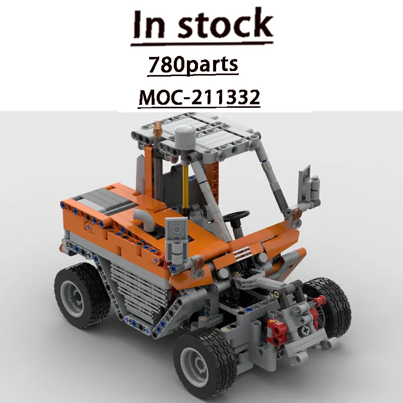 Building Block Model MOC-211332 Farm Agricultural Cultivated Slope Tractor 780 Parts Adult Birthday Christmas Toy Gift
