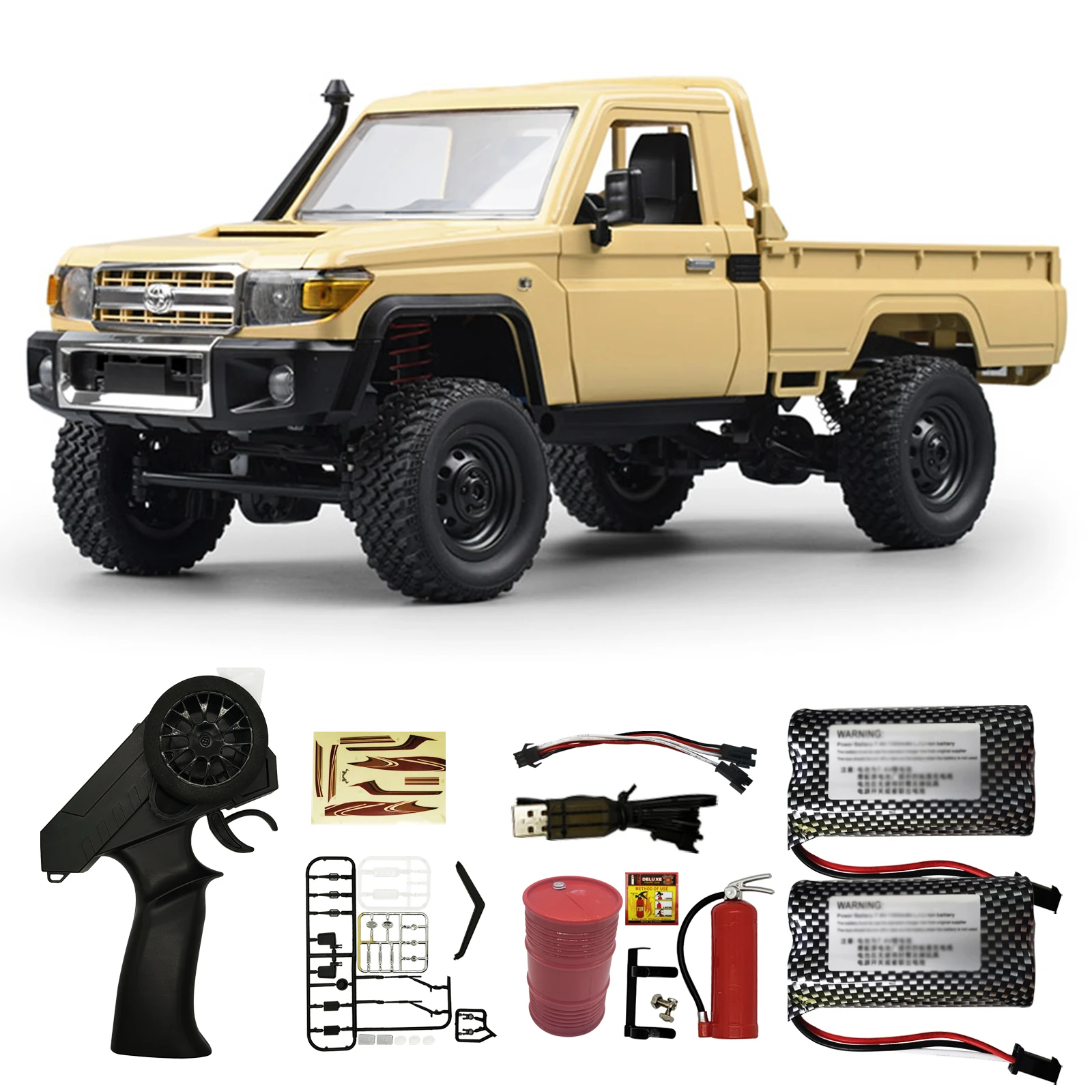 1:12 Rc Car Mn Model Mn82 Retro Full-scale Simulation Lc79 RTR 2.4g 4WD 280 Motor Remote Control Pickup RC Truck Model Car Toys